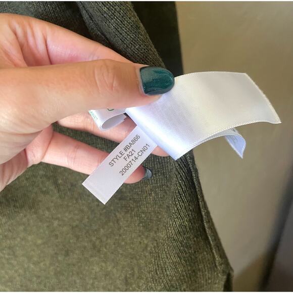 J.Crew Re-Imagined‎ Green Shawl Collar Cardigan Sweater - Size XS - Picture 6 of 9